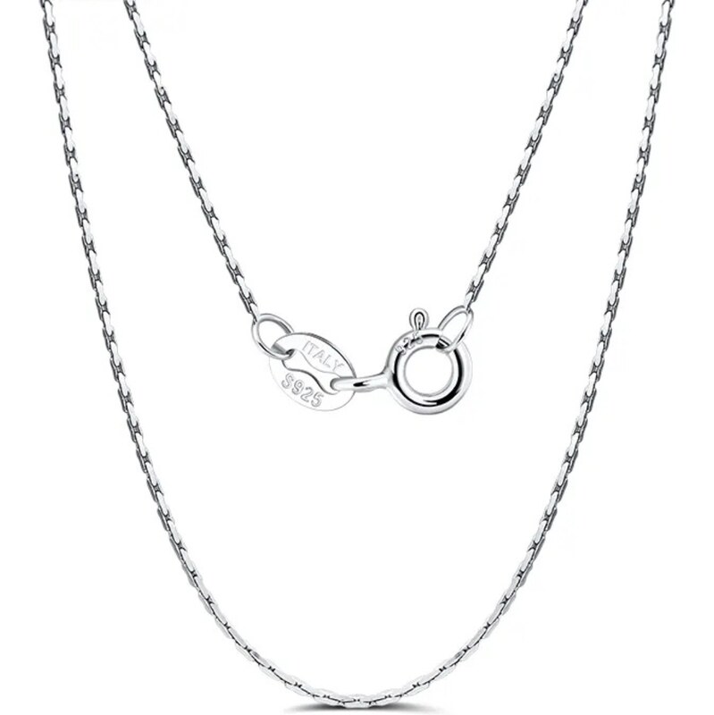 MAJYA Stříbrný řetízek BAO 55 cm | šířka 0,6 mm 11421 103382393