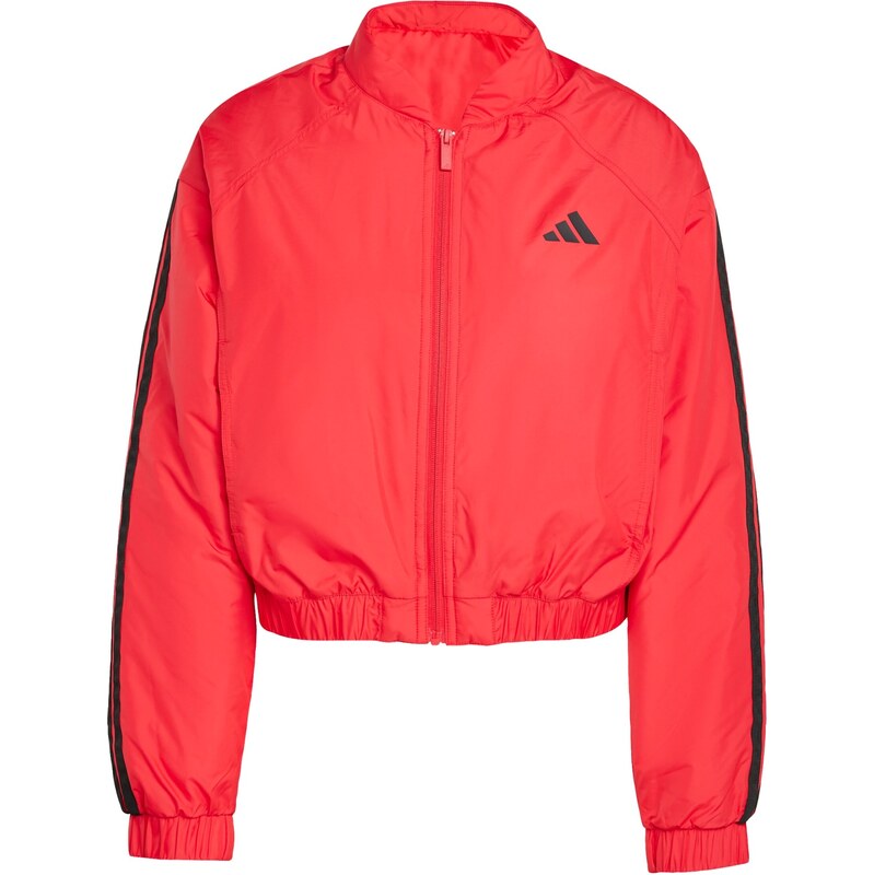 ADIDAS SPORTSWEAR Sportovní bunda Essentials červená / černá