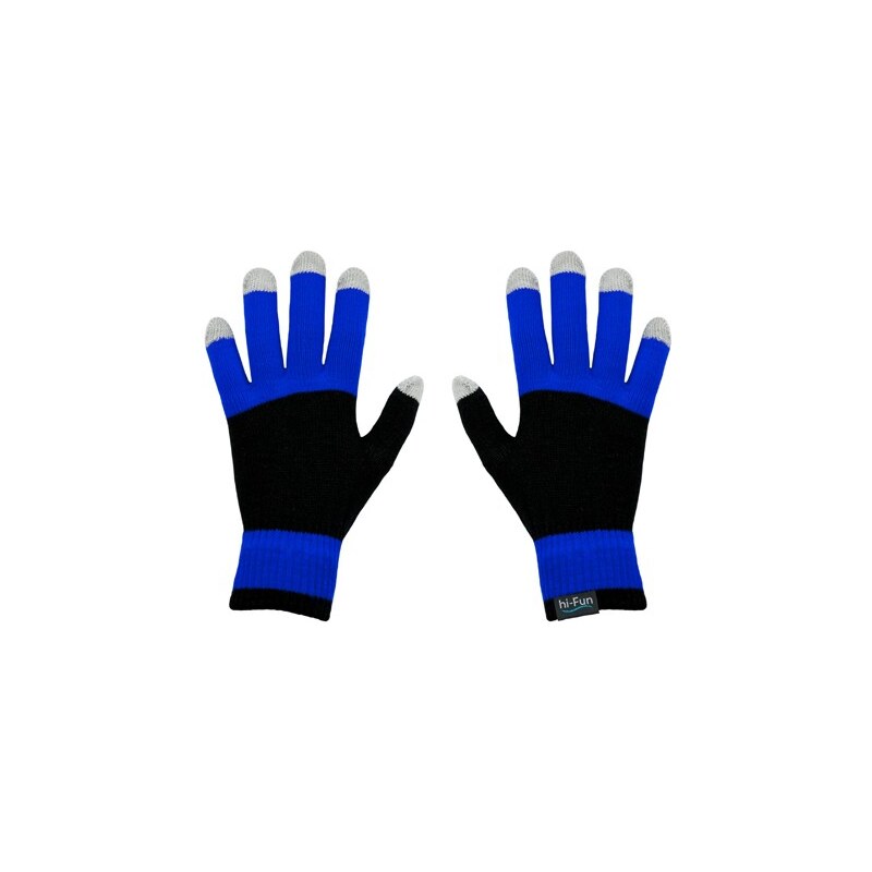 Hi-Fun Modré rukavice na dotyková zařízení Hi-Glove AD11218-3
