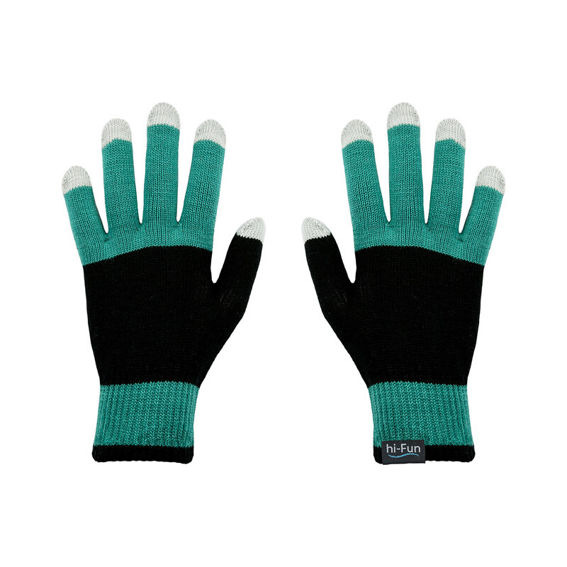 Hi-Fun Zelené rukavice na dotyková zařízení Hi-Glove AD11218-4