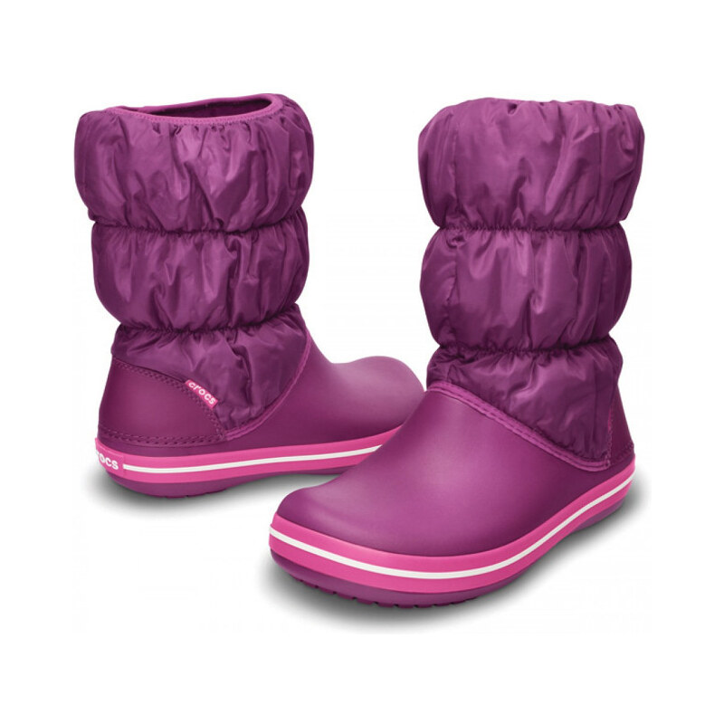 Crocs Dámské sněhule Winter Puff Boot Women Viola-Fuchsia 14614-500 38,5