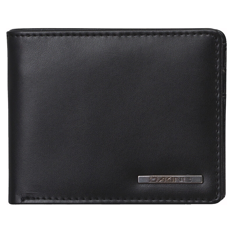 Dakine Kožená peněženka Agent Leather Wallet Black 8820100