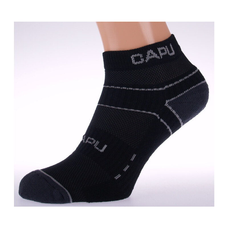 CAPU Ponožky Black-Grey C001-01
