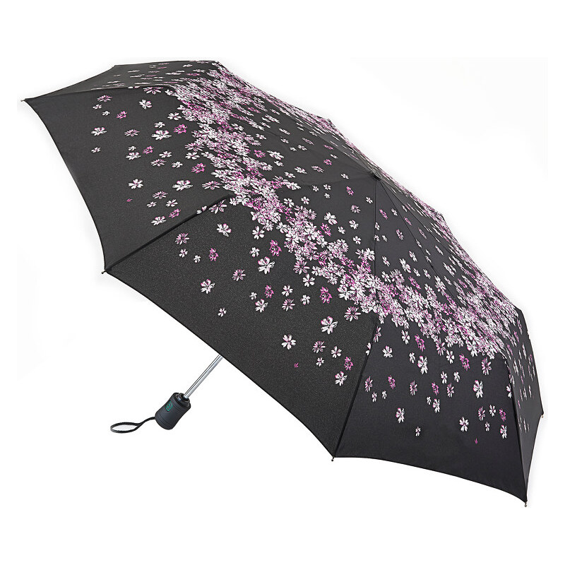 Fulton Dámský skládací plně automatický deštník Open & Close-4 Raining Bloom L346