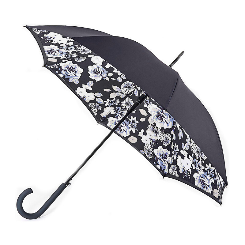 Fulton Dámský holový deštník Bloomsbury 2 Mono Floral L754