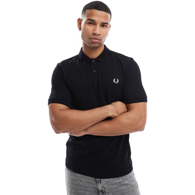 Fred Perry polo shirt in black