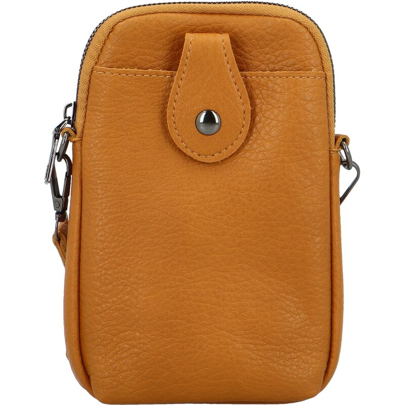 MaxFly Trendy dámská koženková crossbody kapsa Asirys, tmavě