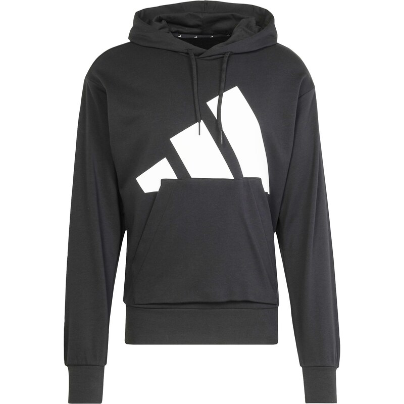 ADIDAS SPORTSWEAR Sportovní mikina 'Essentials' černá / bílá