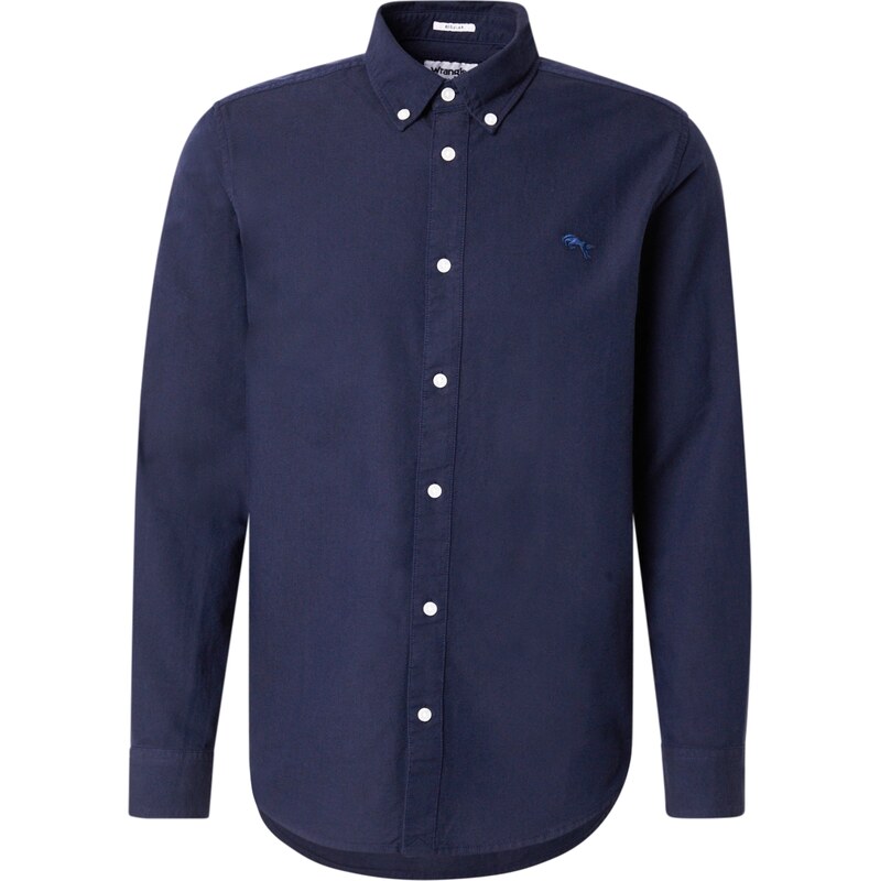 WRANGLER Košile OXFORD SHIRT námořnická modř