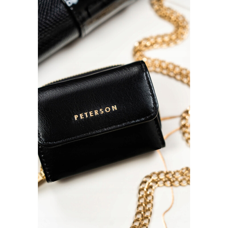 Peterson Černá malá peněženka Y811 93785722