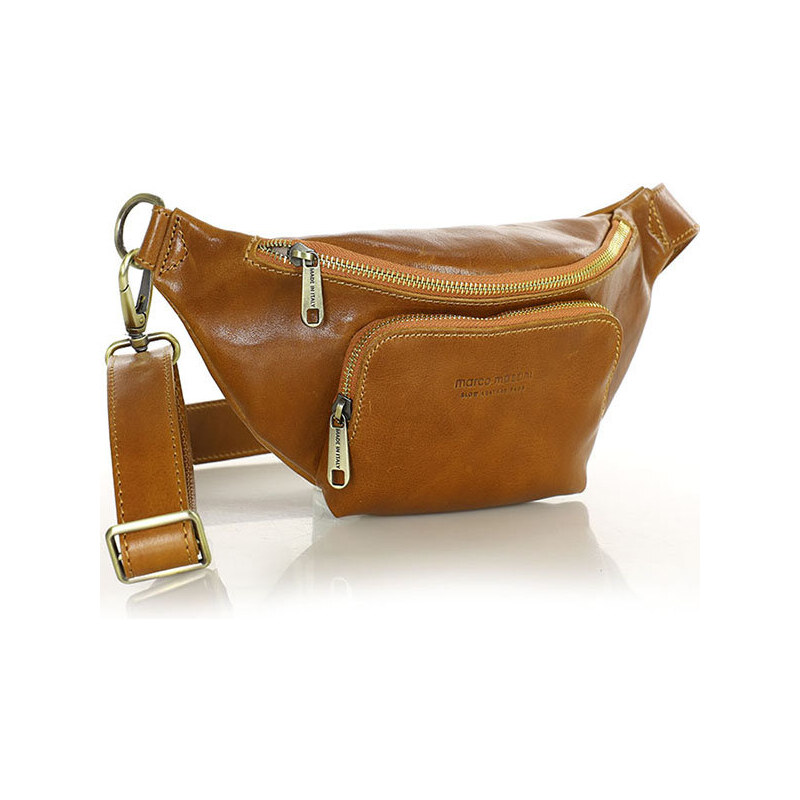 Kožená ledvinka Marco Mazzini MM249 camel