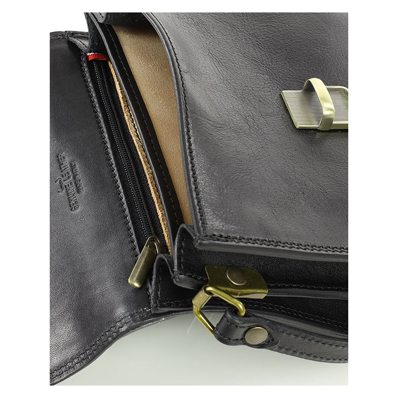 Kožená crossbody kabelka Marco Mazzini MM250 černá 106325845