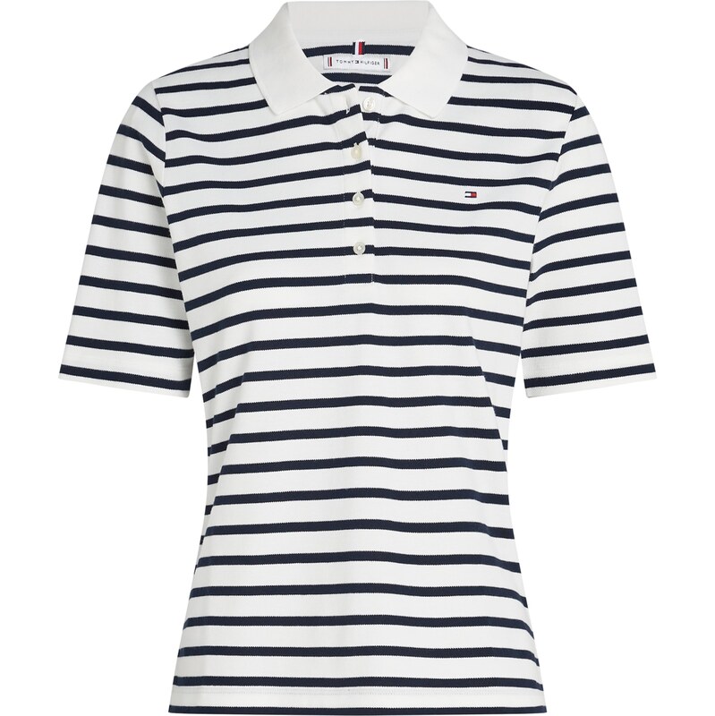 TOMMY HILFIGER Tričko 1985 režná / námořnická modř