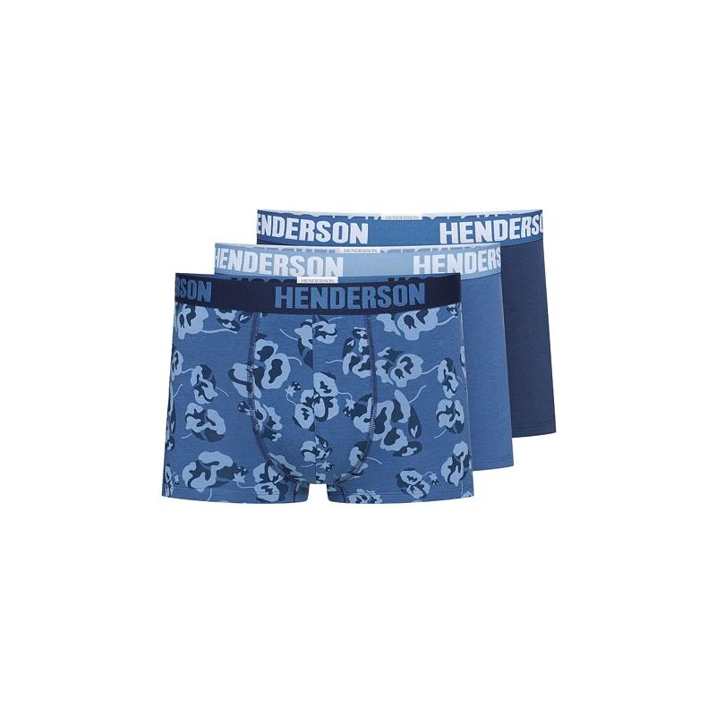 Henderson 3pack pánských boxerek Jarl modré