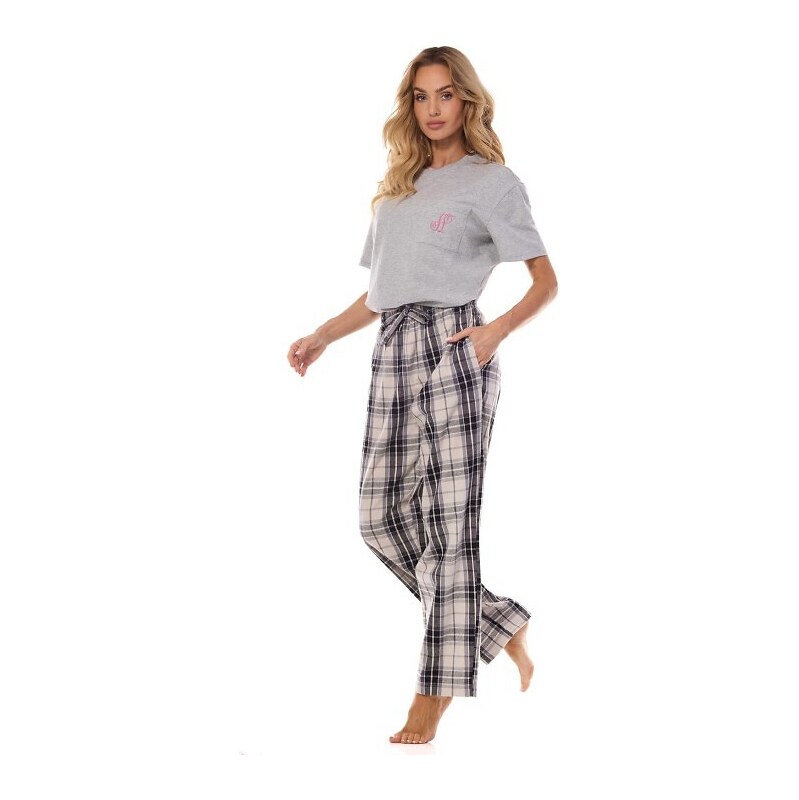 pyžamové kalhoty Roxy 2476 - grafit (L&L) 103487591