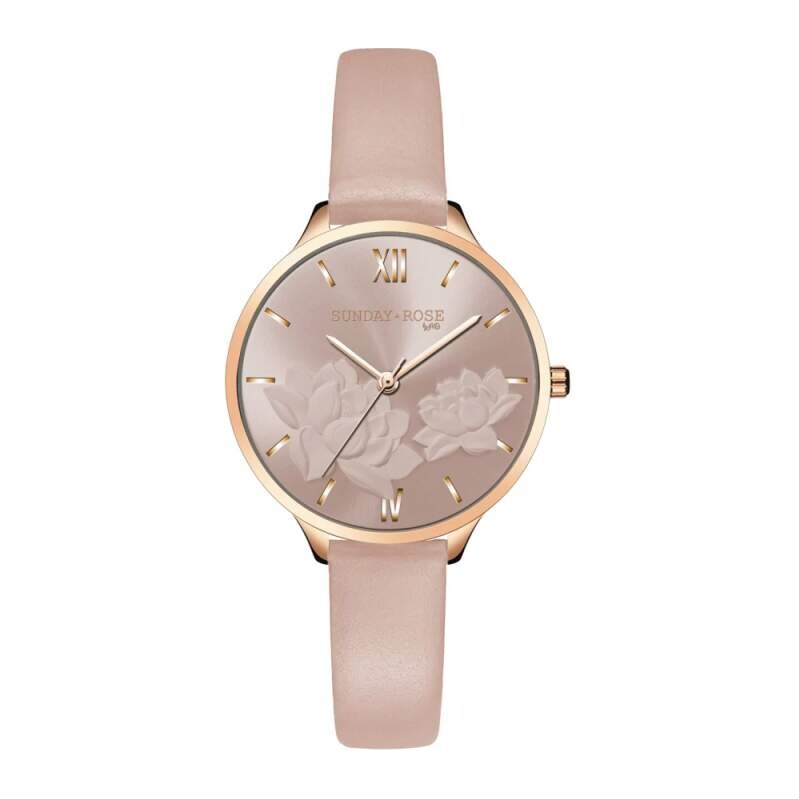 JVD SUNDAY ROSE Dámské luxusní designové hodinky SUNDAY ROSE