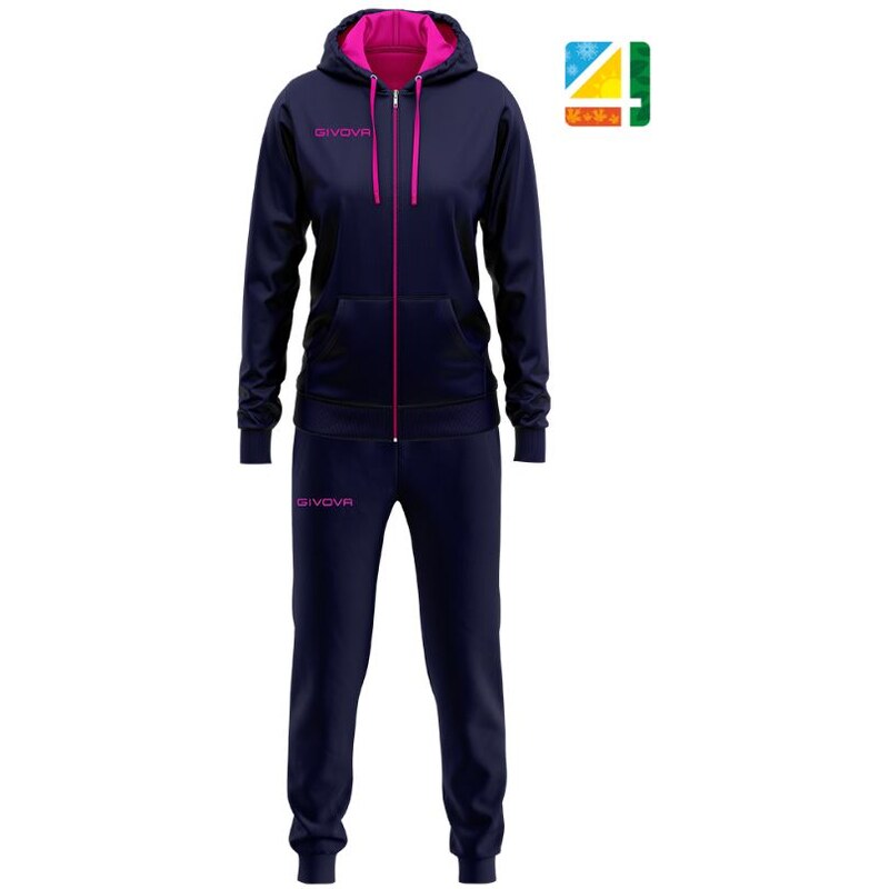 Dámská souprava GIVOVA King Donna Blue-Fuchsia XS 100030247