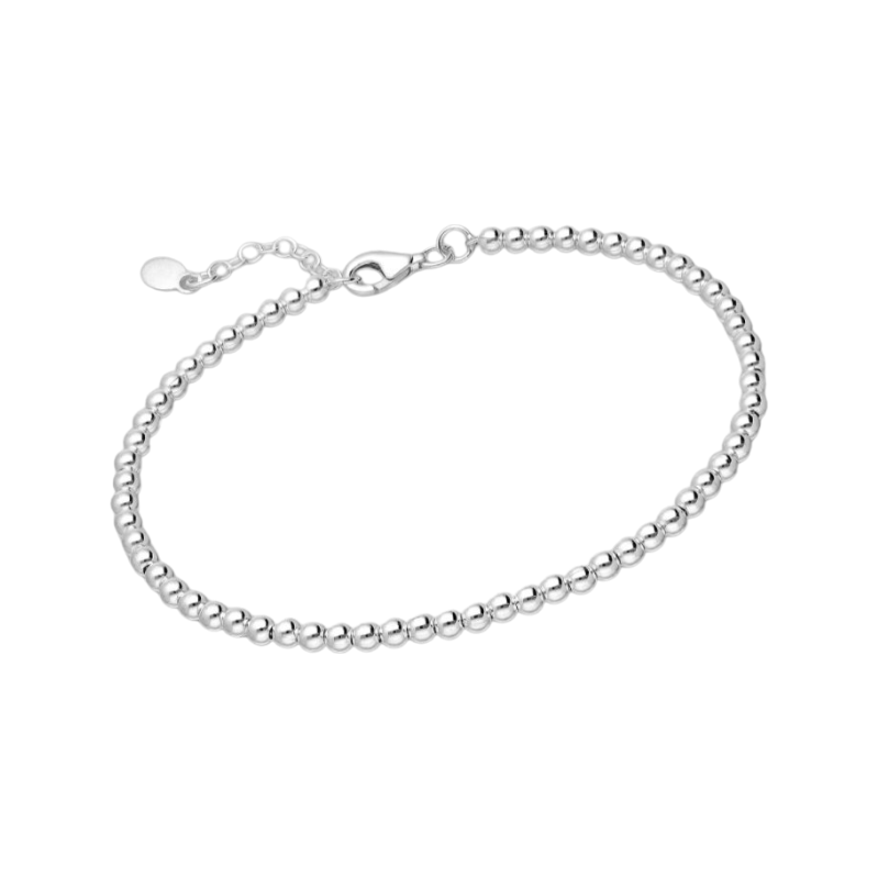 SYLVIENE Stříbrný náramek BALL 3 mm 100404641