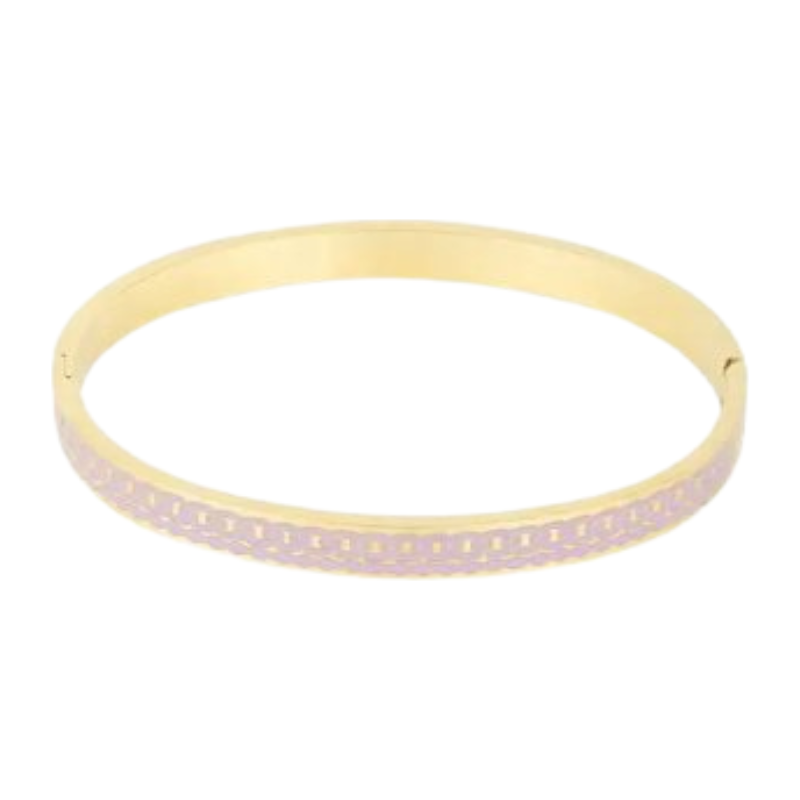 Sylv Pevný náramek LOUIS Purple Gold 100405003
