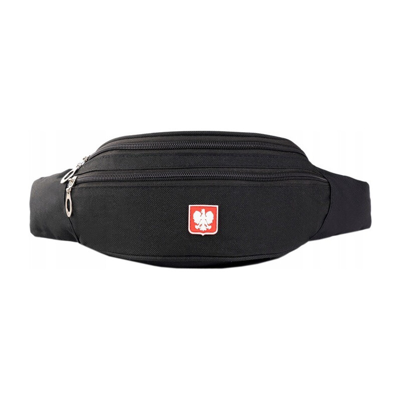BASIC Černá pánská sportovní ledvinka WB20-600D BLACK