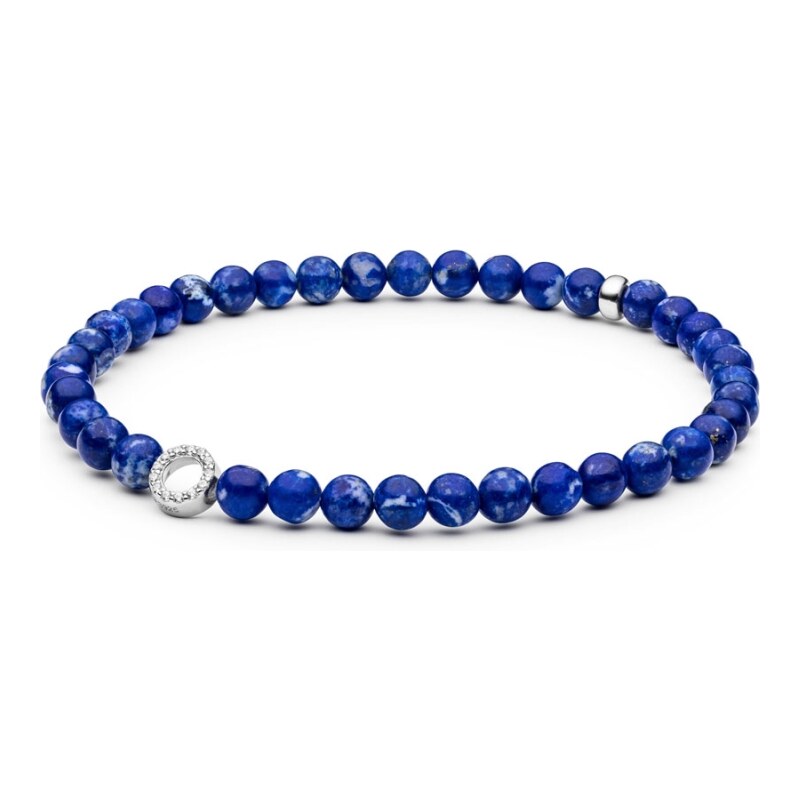 Gaura Pearls Korálkový náramek s Lapis Lazuli Léa - stříbro 925/1000 103295834