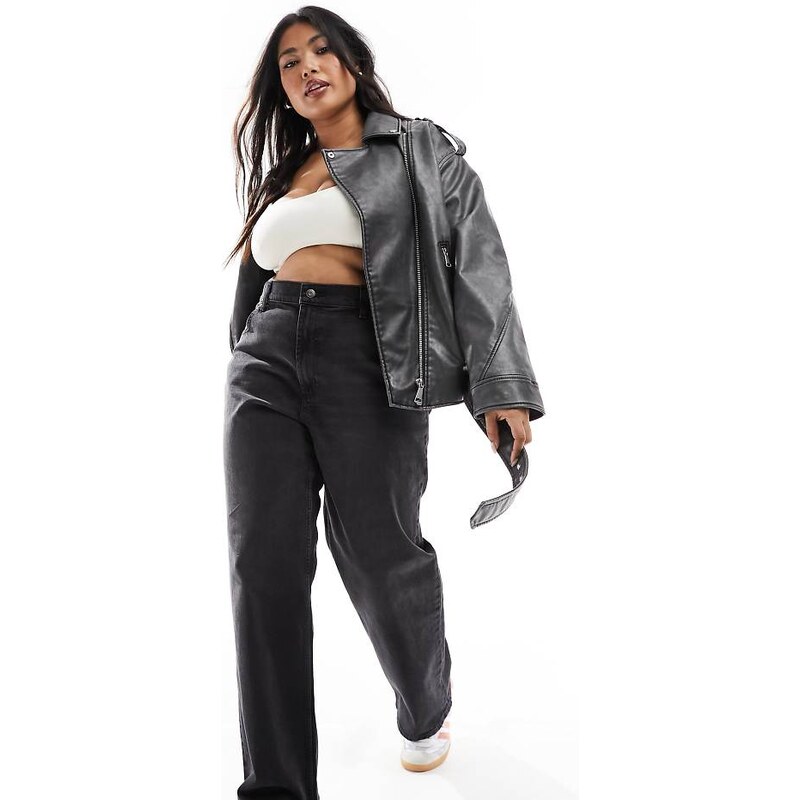 ASOS Curve ASOS DESIGN Curve comfort stretch straight leg jean in 104201020