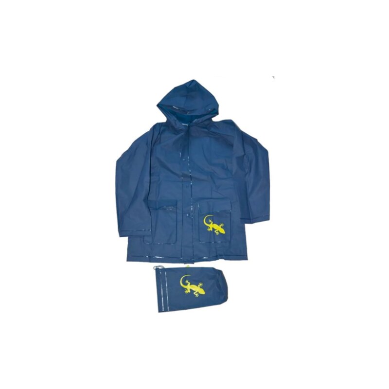 Pláštěnka Salamander + pytlík, Pidilidi, PL0045-04, modrá