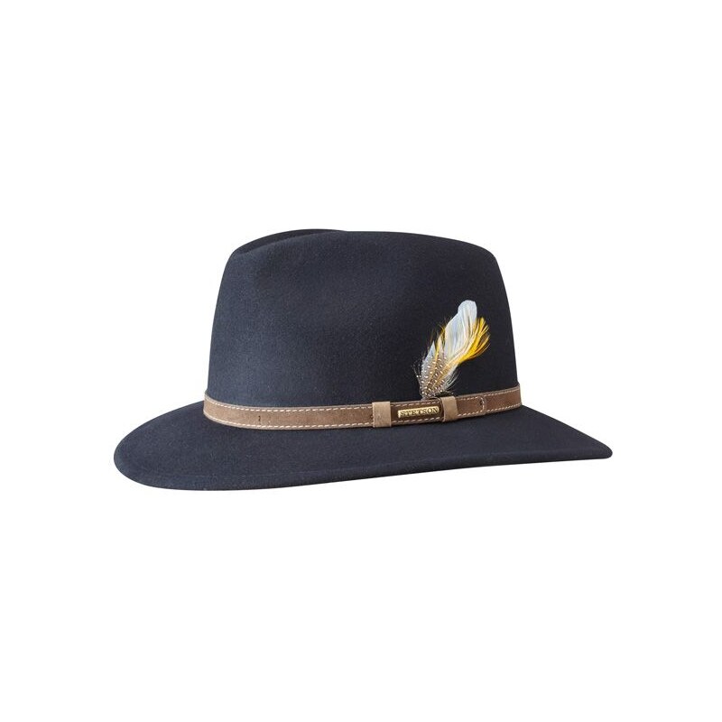 Stetson Vancouver - tmavě modrý plstěný klobouk