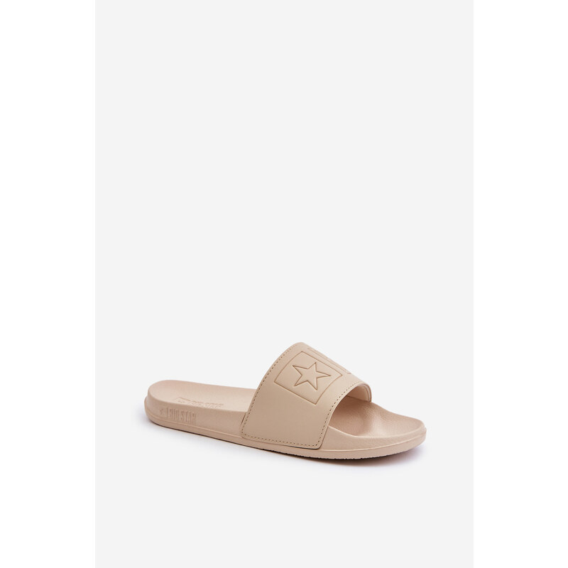 BIG STAR SHOES Pěnové Pantofle Dámské Big Star OO274043 Béžové