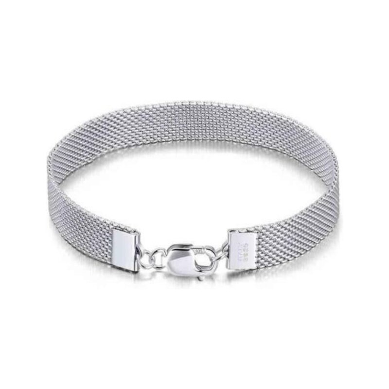 MAJYA Stříbrný náramek JORDAN 16 cm | šířka 7 mm 11272 101225486