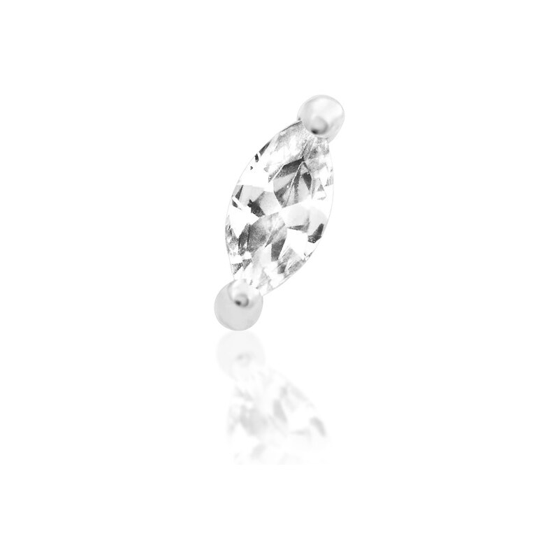 Junipurr jewelry Bezzávitová koncovka piercingu ze 14 kt zlata