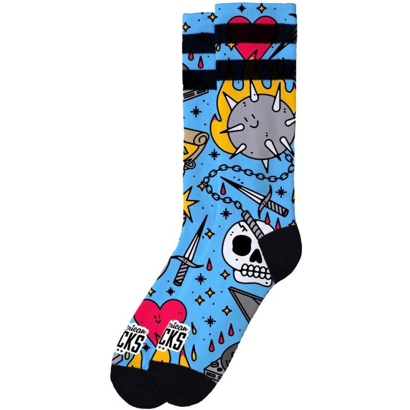 PONOŽKY AMERICAN SOCKS Blast - modrá - 103517975