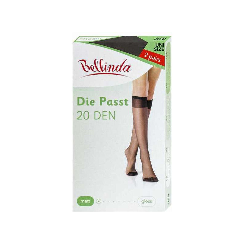 Dámské matné silonkové podkolenky DIE PASST KNEE-HIGHS 20 DEN - 103232790