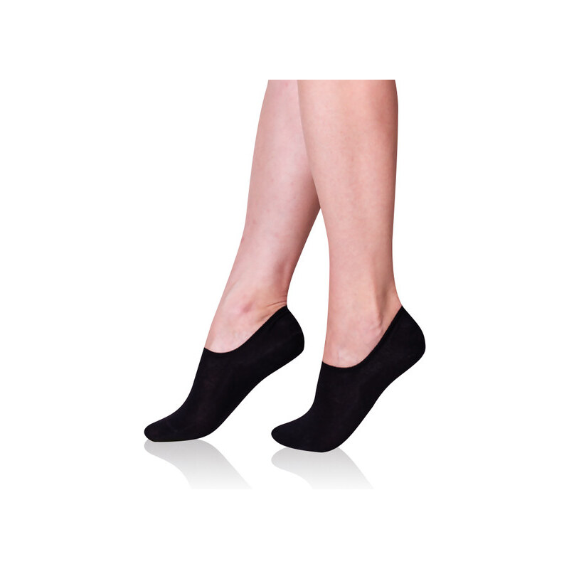 Dámské ponožky invisible BAMBUS SNEAKER SOCKS - BELLINDA - černá 103233569
