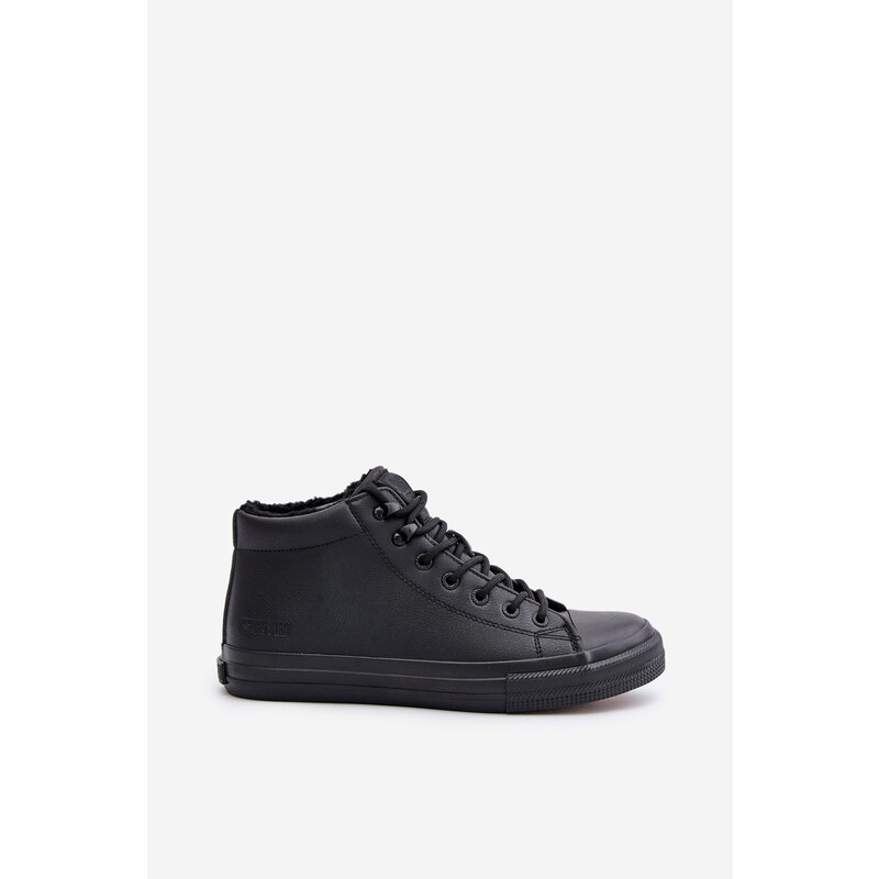 Big Star Shoes Mužské zateplené tenisky s zipem černé Big Star