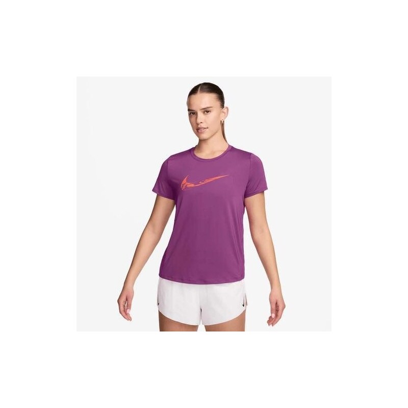 Nike One Womens Dri-FIT Short-Sleeve Graphic Running Top