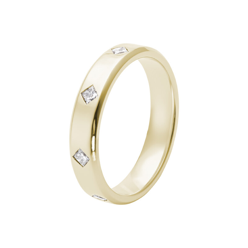 Tiami Prsten ze zlata s diamanty The Cube