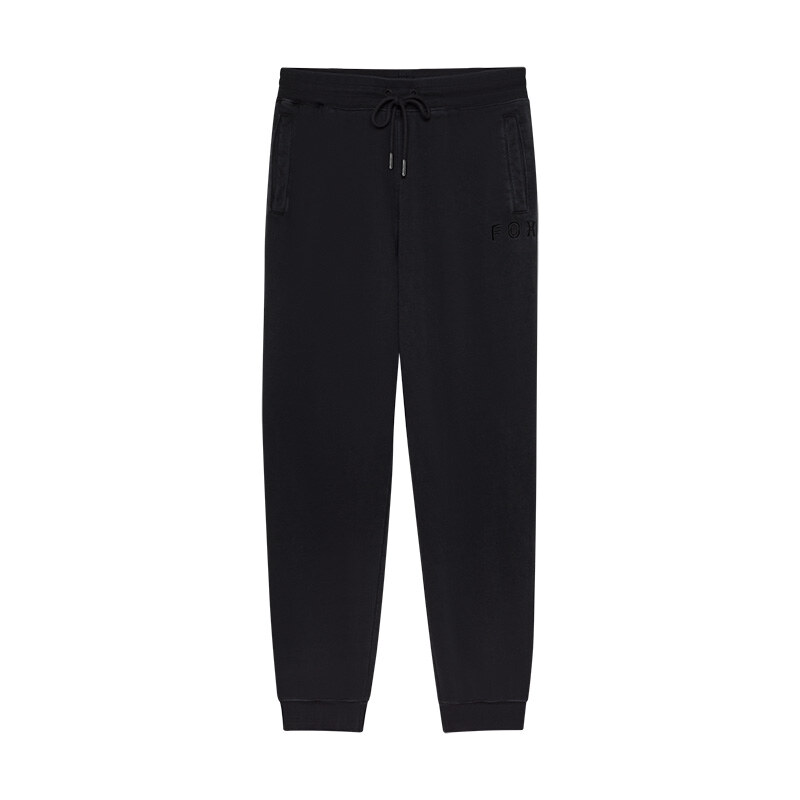 Pánské kalhoty Fox Wordmark Fleece Jogger - Black