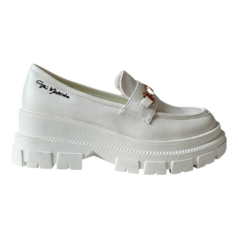 Bílé Mokasíny Gai Mattiolo Bella White 103537497