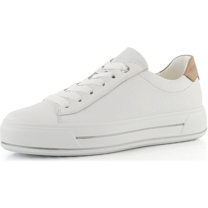 Ara dámské širší tenisky Canberra Weiss/Sand 12-23003-04 104312809