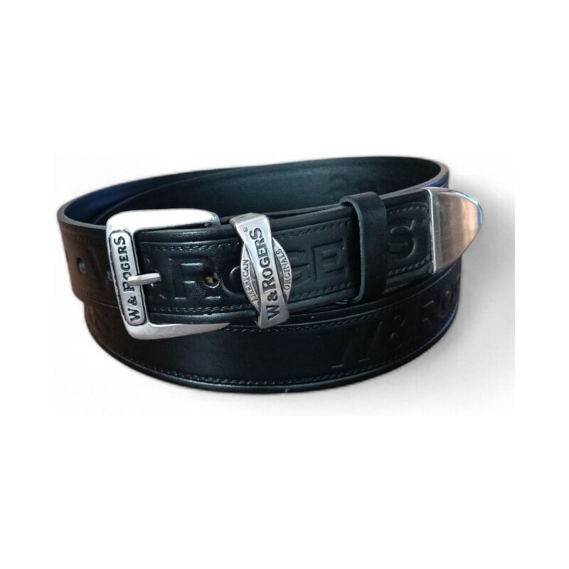 Pánský kožený opasek Penny Belts Jacob černý