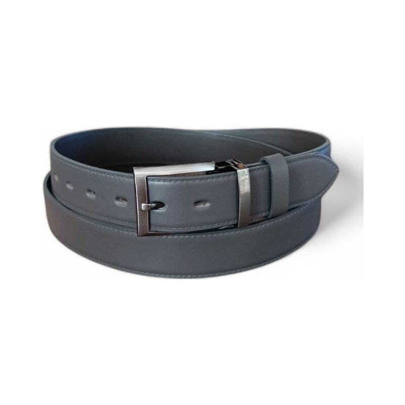 Pánský kožený opasek Penny Belts Rafael šedý