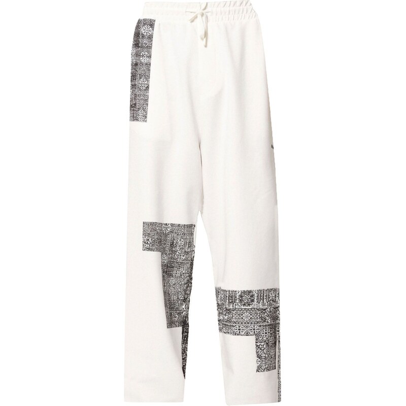 VAMOS CLO Kalhoty Wax Plant mokka / offwhite