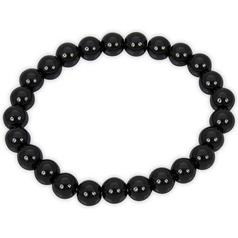 Olivie Náramek 8mm OBSIDIÁN 9145