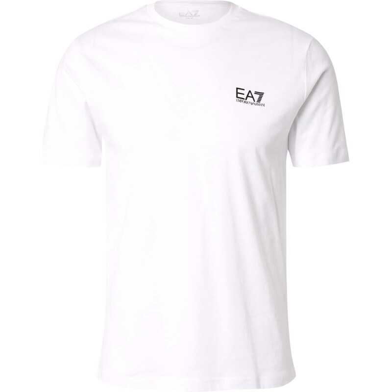 EA7 Emporio Armani Tričko černá / bílá