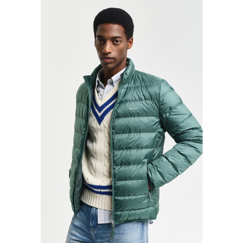 BUNDA GANT LIGHT DOWN JACKET WOODY GREEN