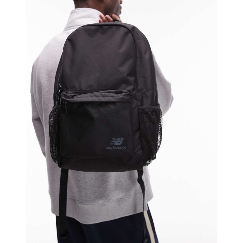 New Balance logo backpack in black