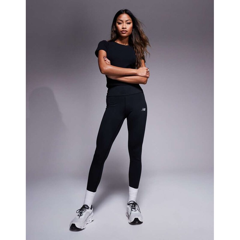 New Balance high rise legging in black