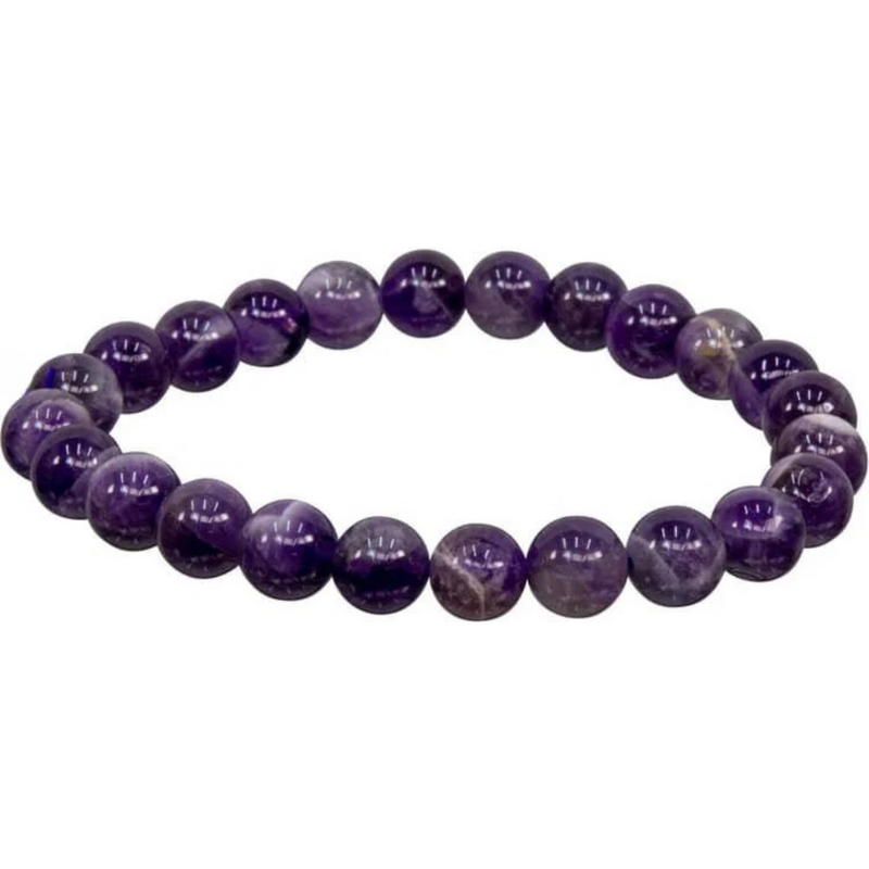 Olivie Náramek 8mm CHEVRON AMETYST 9331