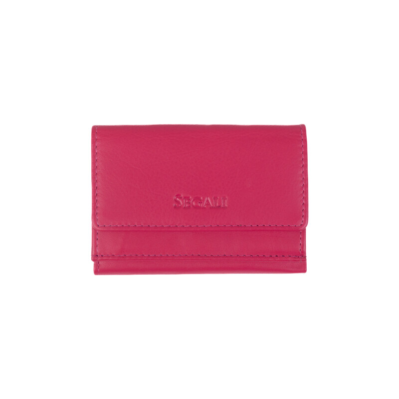 Dámská peněženka kožená SEGALI 1756 hot pink 33857476